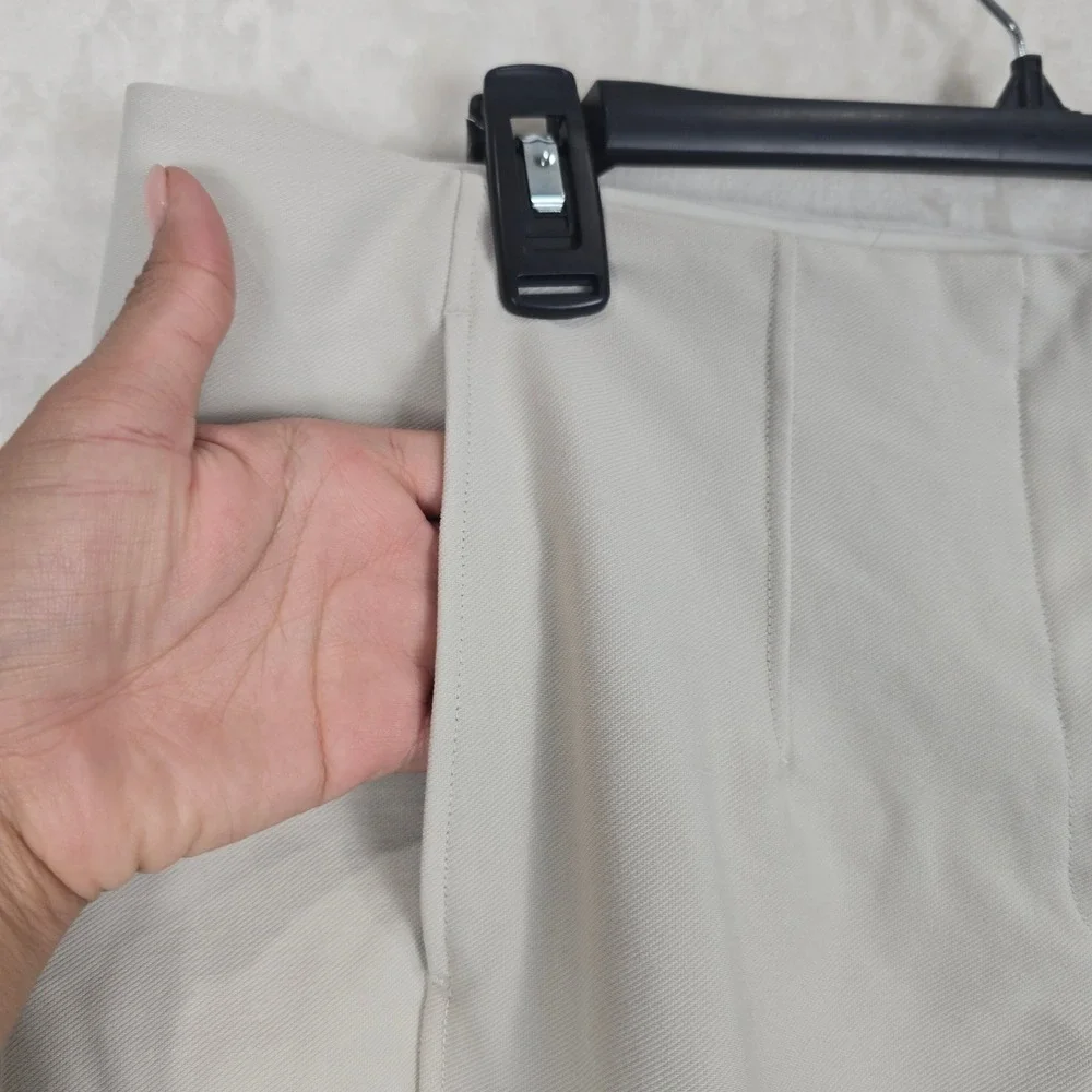 Lululemon Utilitech Relaxed-Fit Mid-Rise Trouser Bone White W5FWYS women's 14